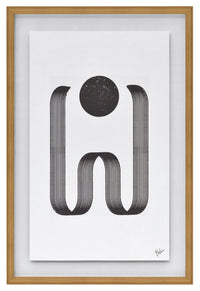 Framed Serpentine Print II - 24” x 36”