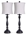 29\" Oil-Rubbed Bronzed Finish 2-Piece Set - with Two Table Lamps