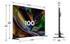 Hisense 100" RGB Mini-LED Smart Google TV (100UR8SG) – 2026 Model  | Téléviseur intelligent Hisense de 100 po avec technologie RGB Mini DEL et Google TV (100UR8SG) - modèle 2026