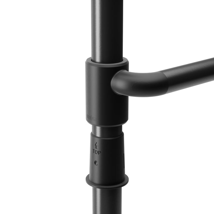 Umbra Anywhere Matte Black Expandable Curtain Rod and Room Divider - 36\"-66\" 