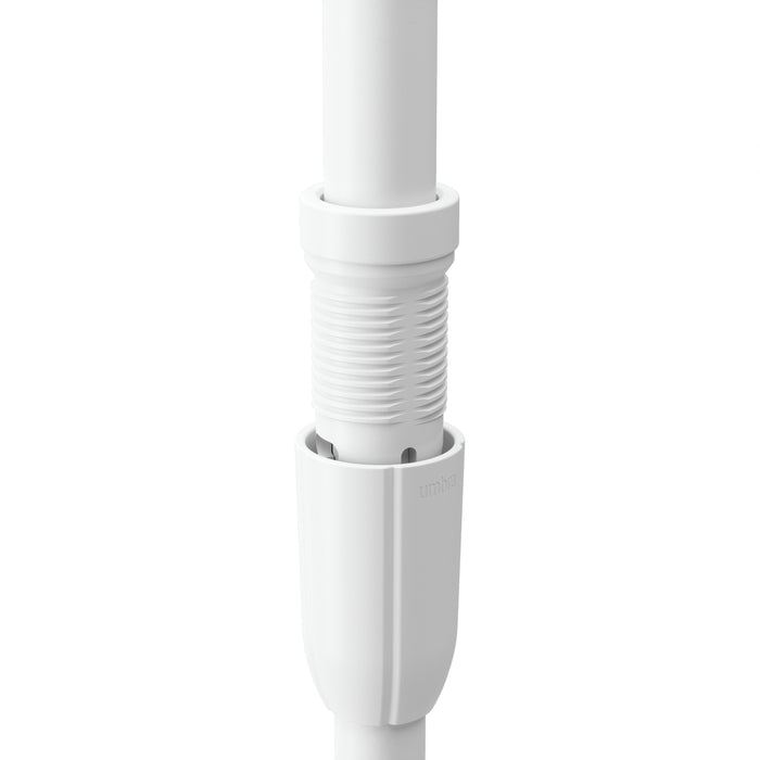 Umbra Anywhere White Expandable Curtain Rod and Room Divider - 36\"-66\" 