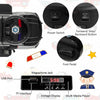 2-in-1 6v Kids Ride On Police Car Toddler Push Car W/ Megaphone & Siren Black