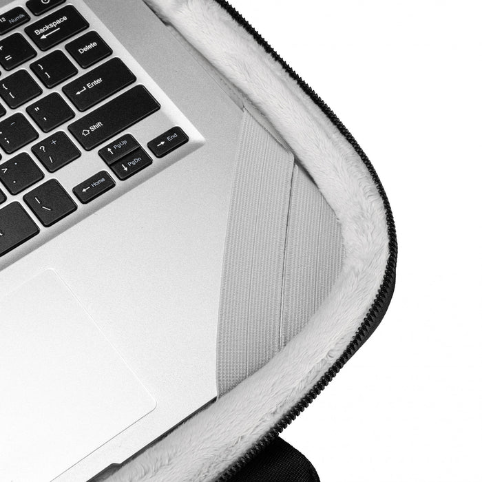 Swissdigital Bolligen 16\" Laptop Sleeve Bag – USB Charging, Water-Repellent, Add-A-Bag System, Padded Protection, Travel