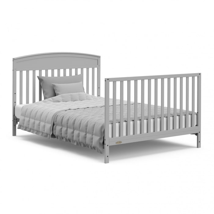 Graco Benton 5-in-1 Convertible Crib with Drawer - Pebble Gray