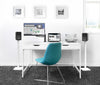 Kanto SP32PL 32" Bookshelf Speaker Swiveling Floor Stands - Pair, White | Pieds de sol pivotants Kanto SP32PL 32" pour enceintes bibliotheque - paire, blanc