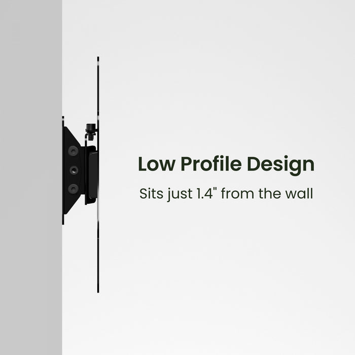 KANTO LT100 TV Tilt Mount Black - Small TV Up To 40\" Tv Mount