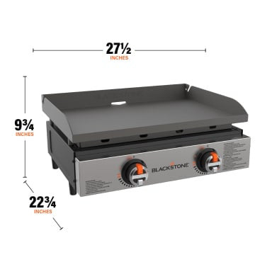 Blackstone 22\" Tabletop Griddle With Cover And Propane Adapter - 2427