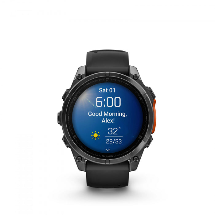 Garmin Fēnix 8 Amoled Smartwatch 47mm - Gps, Compass, Gyroscope And Barometric Altimeter 