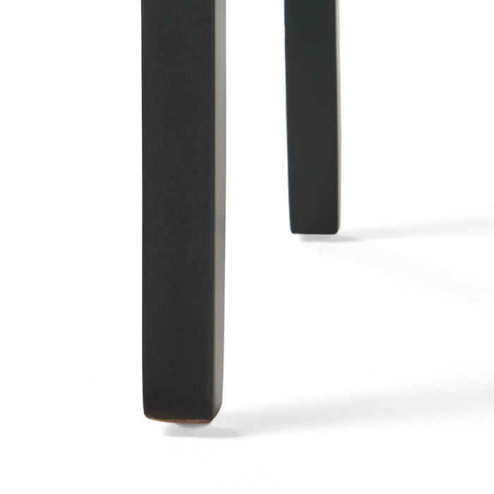 Deborah Armrests Barstool With Quilted Bonded Leather - Ivory