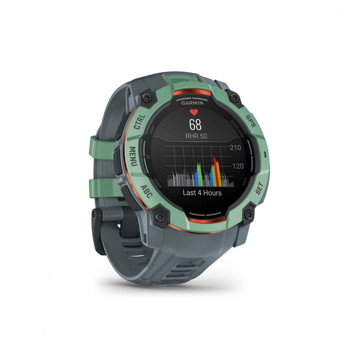 Garmin Instinct 3 Amoled Smartwatch 50 Mm - Rugged Militart Spec 810, Compass, Barometric Altimeter 