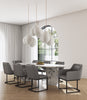 Serena Modern 8-Piece Dining Set in Taupe | Ensemble de salle a manger moderne Serena 8 pieces en taupe