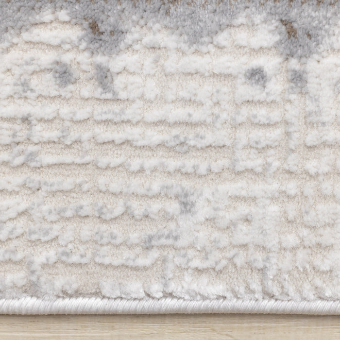 London Distressed Border Area Rug - 5'3\" x 7'7\"