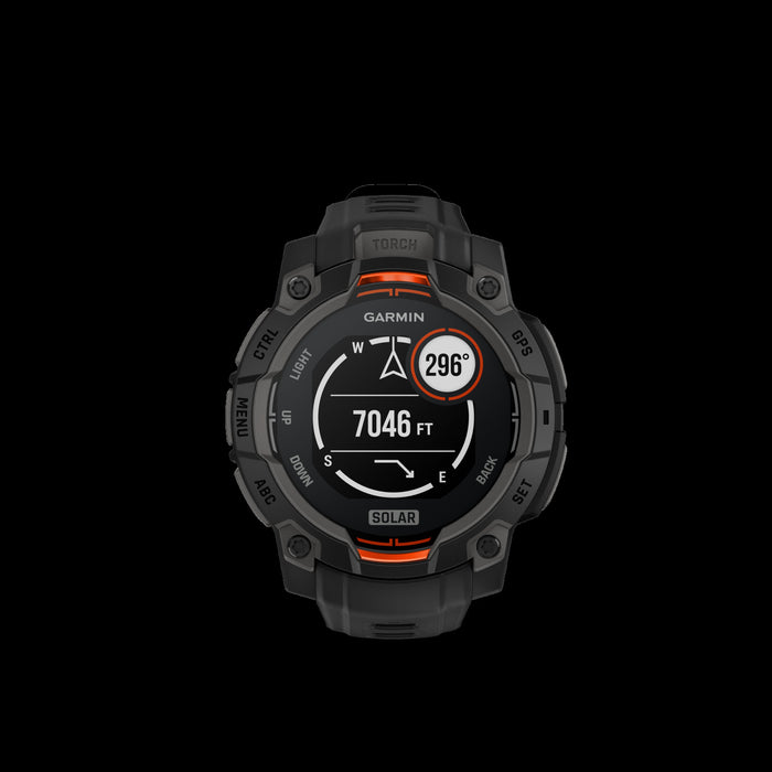 Garmin Instinct 3 Gps Smartwatch 45 Mm - Rugged Military Spec 810, Solar, Compass, Barometric Altimeter 
