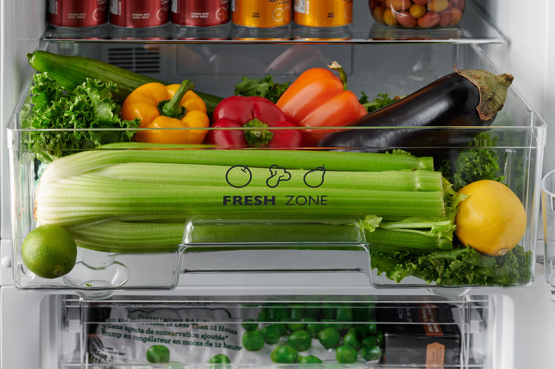 iio 11 Cu. Ft. Bottom-Freezer Retro Refrigerator - ALBR1372R-R