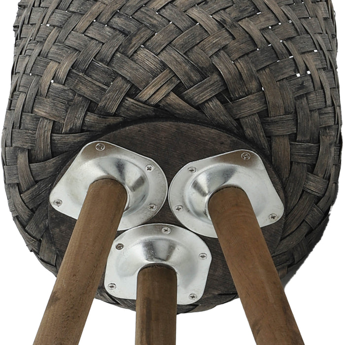 Bamboo Planter on Stand - Set of 2