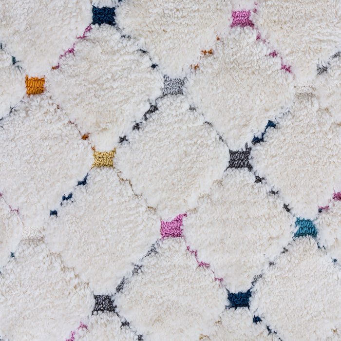 Lola Lattice Shag Area Rug - 2'7\" x 8'