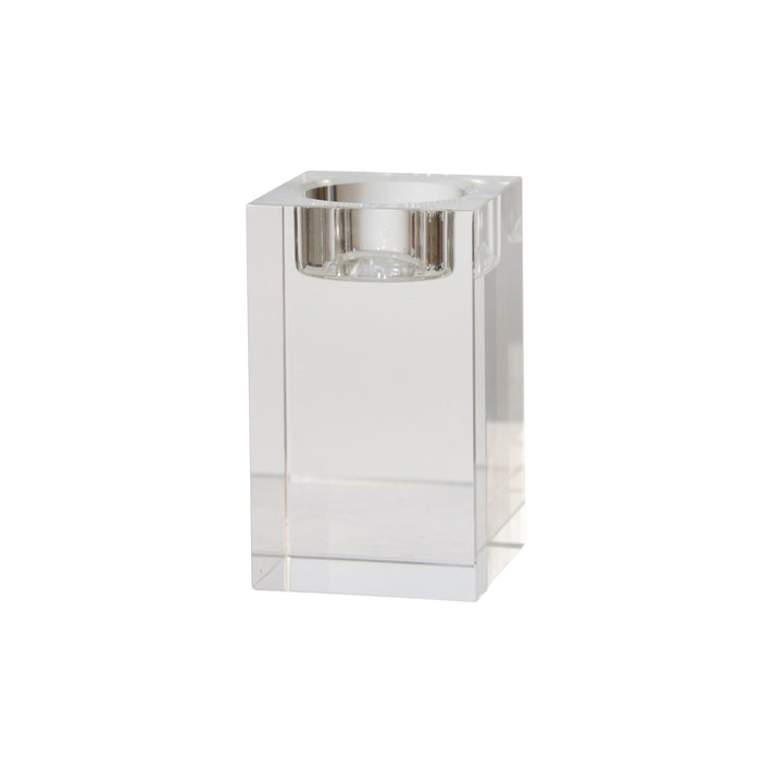 Glass 4\" Candle Holder