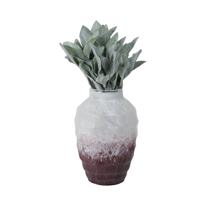 Blush Pink 12\" Glass Vase