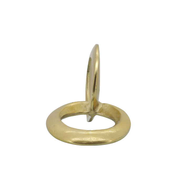 Metal 11\" Circle Links - Gold