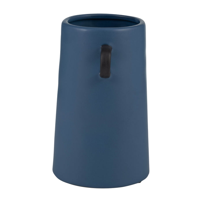 Ceramic 9\" Vase - Blue