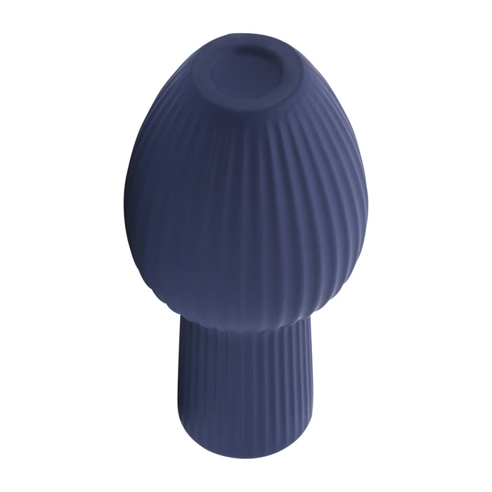 Ceramic 11\" Bouquet Vase - Navy