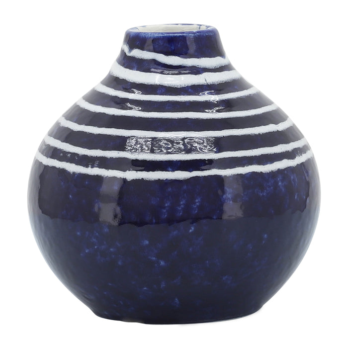 Ceramic 5\" Primeval Vase - Blue