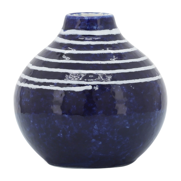 Ceramic 5\" Primeval Vase - Blue