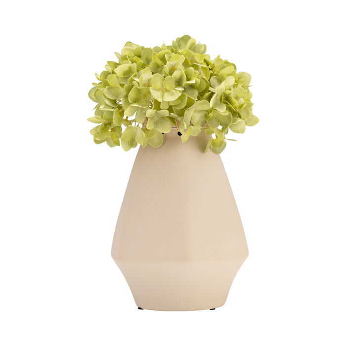 Ceramic 10\" Vase with Weaving - Natural