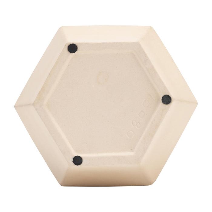 Ceramic 11\" Vase with Weaving - Natural