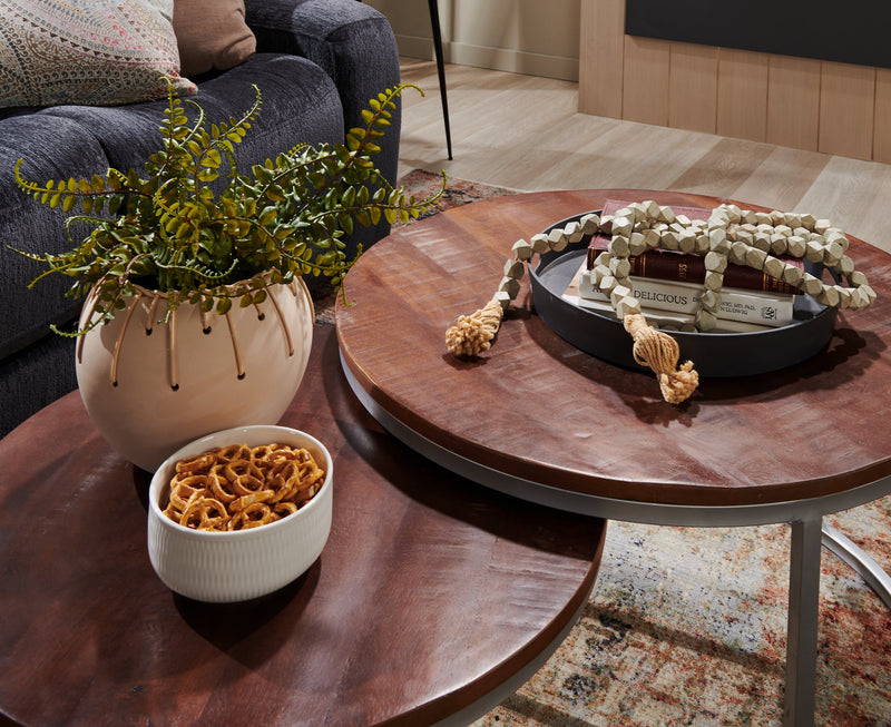 Natural 9\" Ceramic Weave Bowl