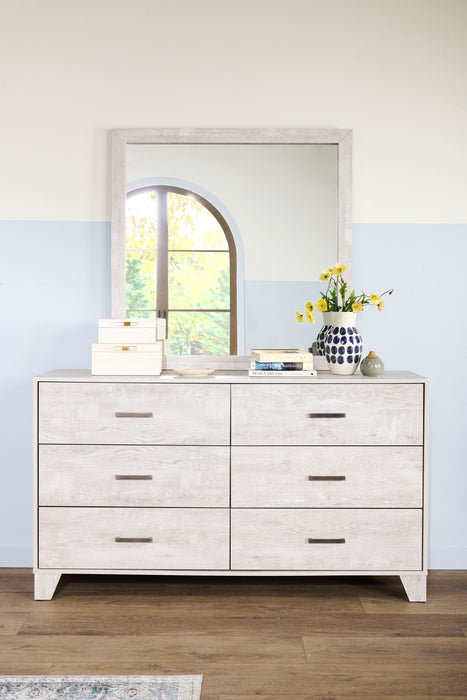 Ceramic 10\" Navy Polka Dot Flower Vase - White
