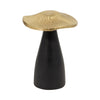 Metal 6\" Mushroom Decor - Black and Gold
