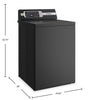 Huebsch® Top Load Washer with Perfect Wash™ - Matte Black - TR7105BN | Laveuse Huebsch à chargement par le haut avec Perfect WashMC - noir mat - TR7105BN