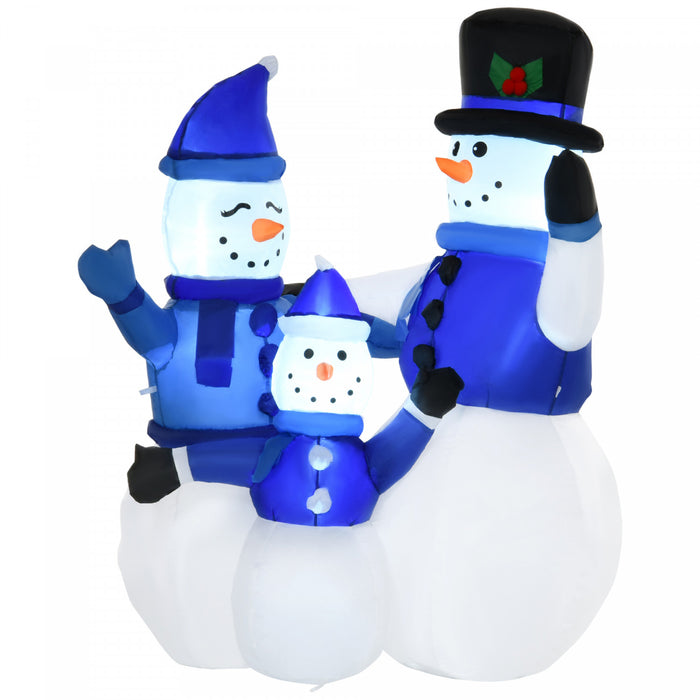 Homcom 4ft Snowman Inflatable Christmas Decoration