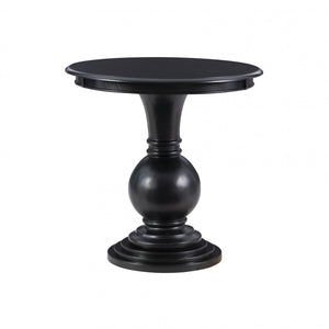 Adeline Round Accent Table - Black