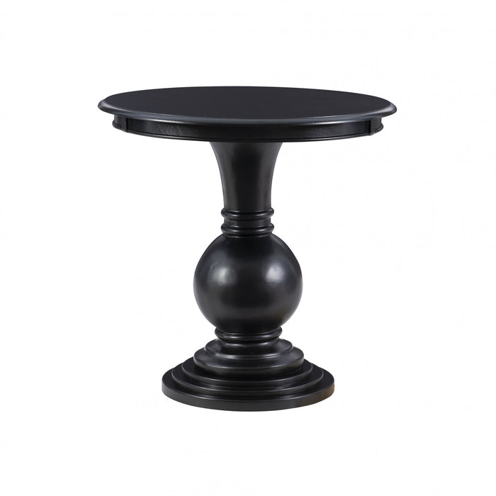 Adeline Round Accent Table - Black