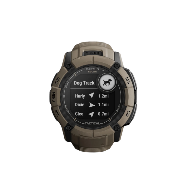 Garmin Instinct® 2x Solar Gps Smartwatch - Health & Fitness Tracking With Multi-band Gnss - Coyote Tan