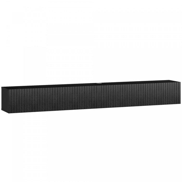 HOMCOM 71\" Floating TV Stand for TVs up to 72 Inch, Black