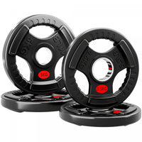 Soozier Weight Plates Set, 2-Inch Barbell Weights Set, 2 x 6lbs, 2 x 11lbs