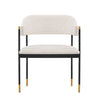 Manhattan Comfort Modern Lia Chenille Dining Chair - Cream