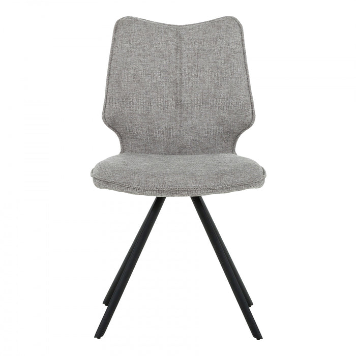 Bram Upholstered Modern Armless Dining Chair (Set of 2)