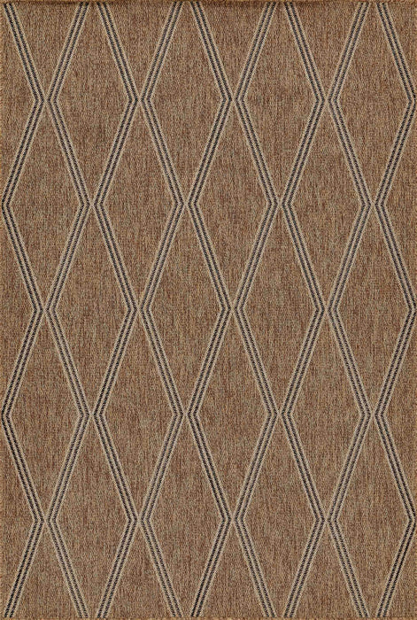 Cypress Transitional 5'3\" x 7'0\" Area Rug in Ivory Indoor Area Rug