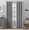 Maya Grey Grommet Curtain Panel - 52\" X 84\"