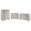 Granville Modern 3-Piece Dresser Set in Light Gray