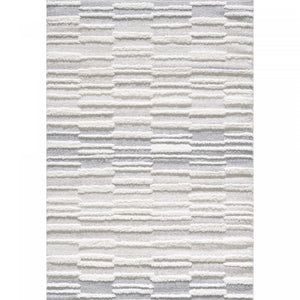 Lola Ajor Cream Shag Area Rug - 6'7