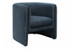 Monarch Specialties - Accent Chair, 29\"H, Upholstered, Living Room, Bedroom, Blue Fabric, Contemporary, Modern