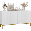 HOMCOM Sideboard Buffet Cabinet with Adjustable Shelves, Soft-Close Doors