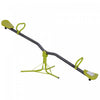 Homcom Kids Spinning Seesaw Swivel Teeter Totter Playground Equipment 360° Rotation Child Seesaw Rocker Swing Green & Grey