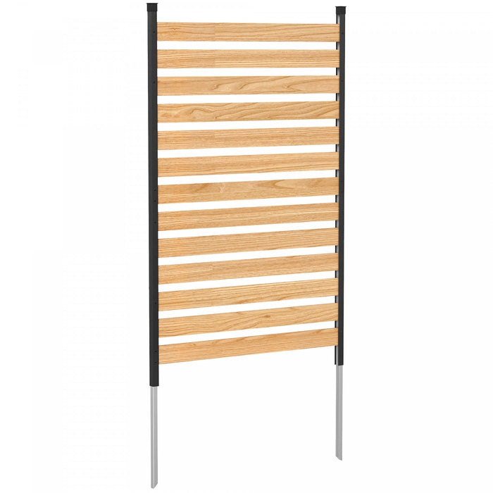 Outsunny Outdoor Privacy Screen Panel, No Dig Space Divider