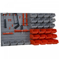 Durhand 44 Piece Wall Mounted Storage Bins